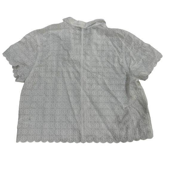 Madewell Embroidered Semi-Sheer Resort Shirt XL - Picture 7 of 8